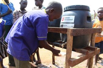Malteser sorgen für Hygiene und Schulspeisung in Juba im Südsudan