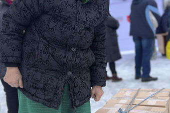 Lebenswichtige Hilfe im strengen Winter der Ukraine. Foto: Malteser Ukraine