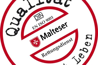 Logo der Malteser für Rettungsdienst-Qualität. Foto: Malteser