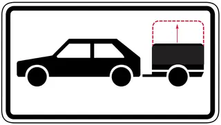 Grafik eines Fahrzeuganhängers